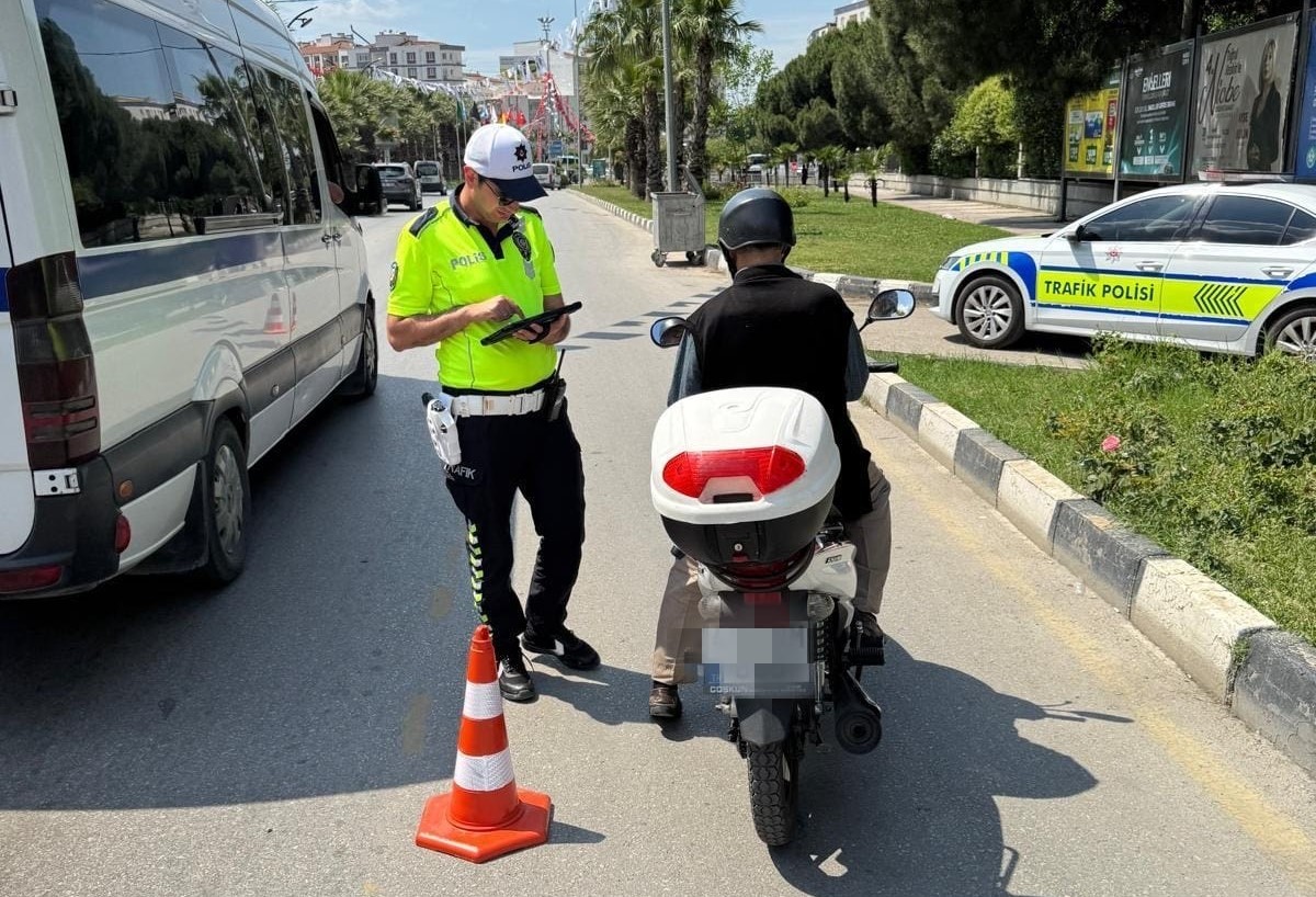 Manisa’da 91 motosiklet trafikten men edildi
