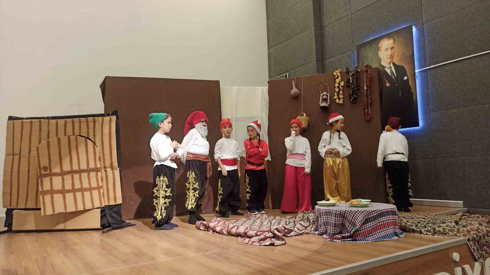 Miniklerden büyük gösteri