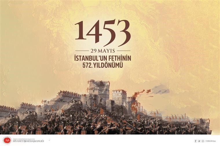 Ali Erbaş: "Tüm şehitlerimizi fethin 572’nci yılında rahmetle ve minnetle yad ediyorum"