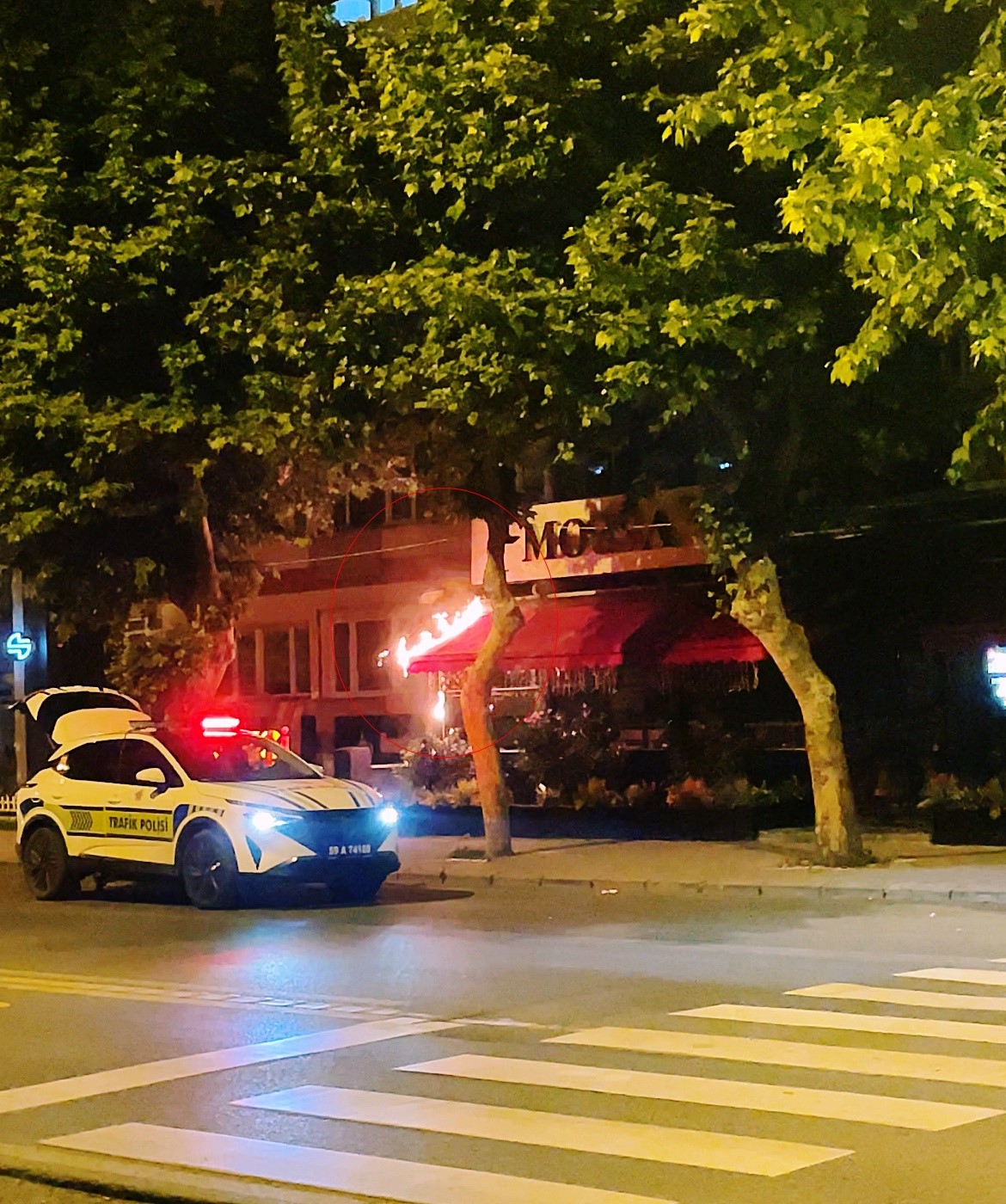 Tekirdağ&rsquo;da kafede yangın paniği
