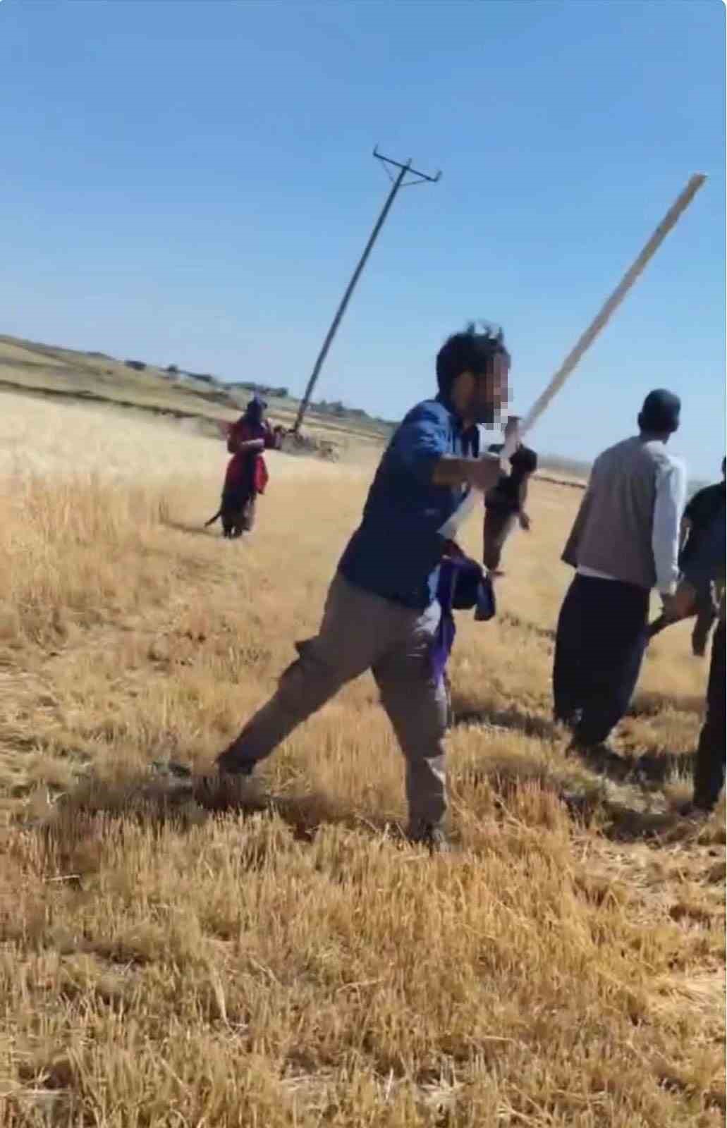 Siverek’te 5 kişinin yaralandığı aile kavgası kamerada