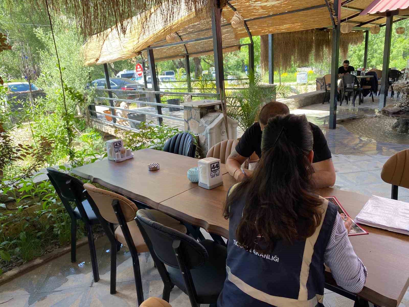 Ovacık’ta esnafa fiyat denetimi