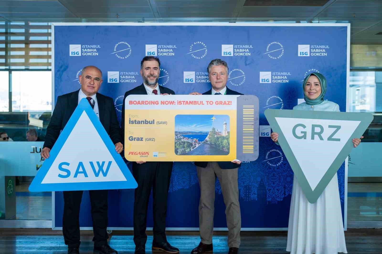 Sabiha Gökçen’den Avusturya’ya 2. direkt bağlantı: Graz