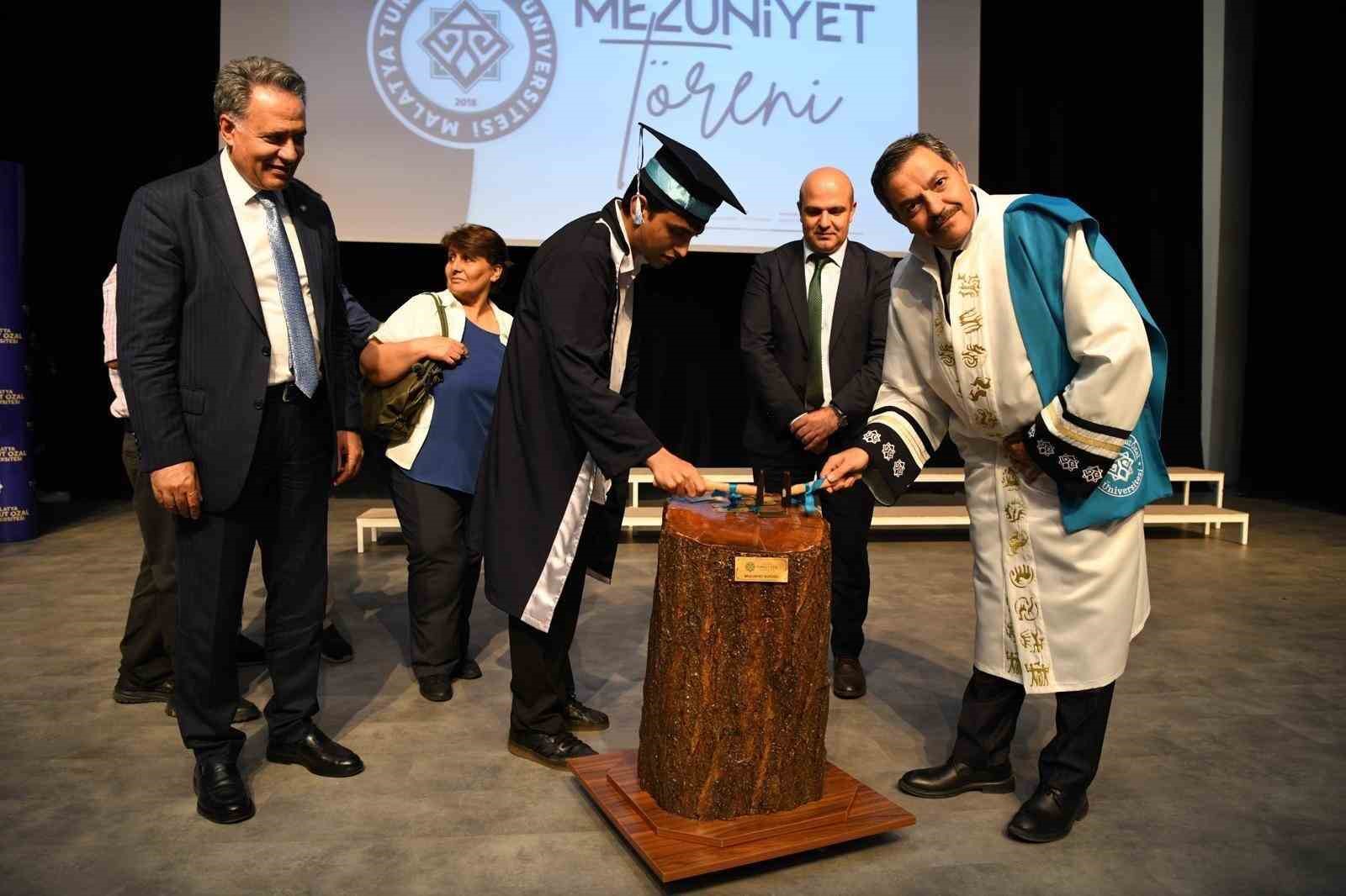 Malatya Turgut Özal Üniversitesi’nde mezuniyet coşkusu