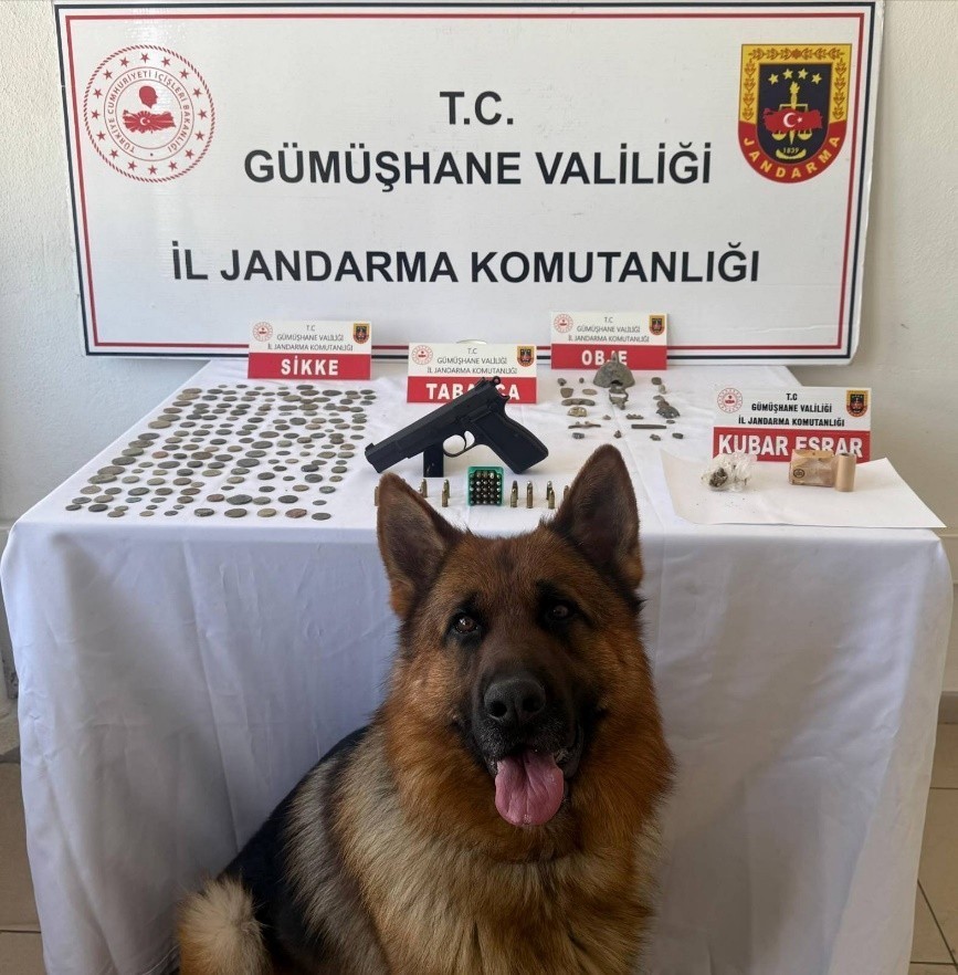 Jandarmadan tarihi eser ve uyuşturucu operasyonu