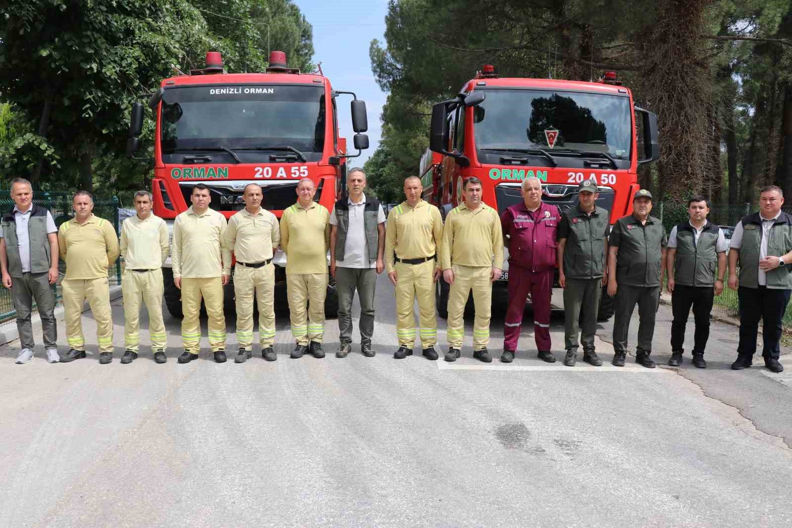 Orman ekipleri Denizli ve Uşak’ta 2024-25 döneminde 202 yangına müdahale etti