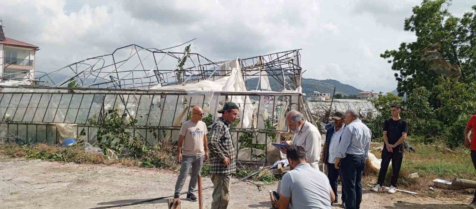 Antalya Gazipaşa’daki hortumun bilançosu belli oldu