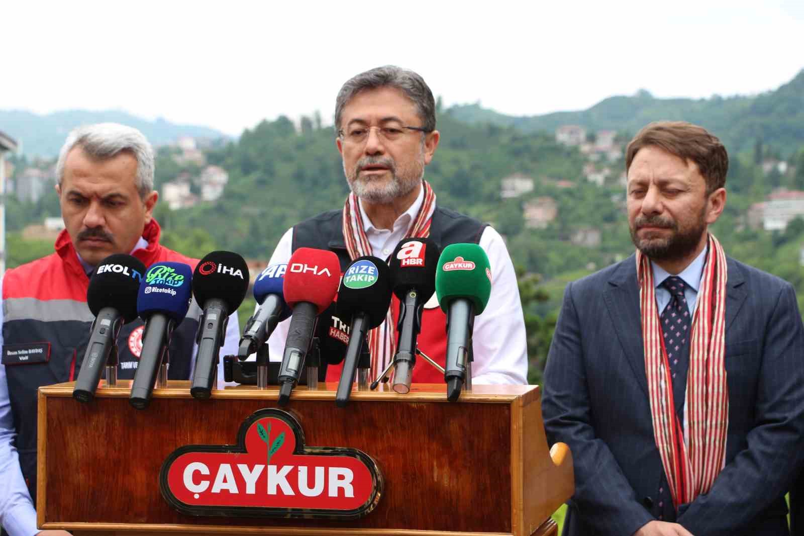 Bakan İbrahim Yumaklı: "Meteorolojik olayların &ccedil;aya bizim korktuğumuz kadar bir etkisi olmadı"
