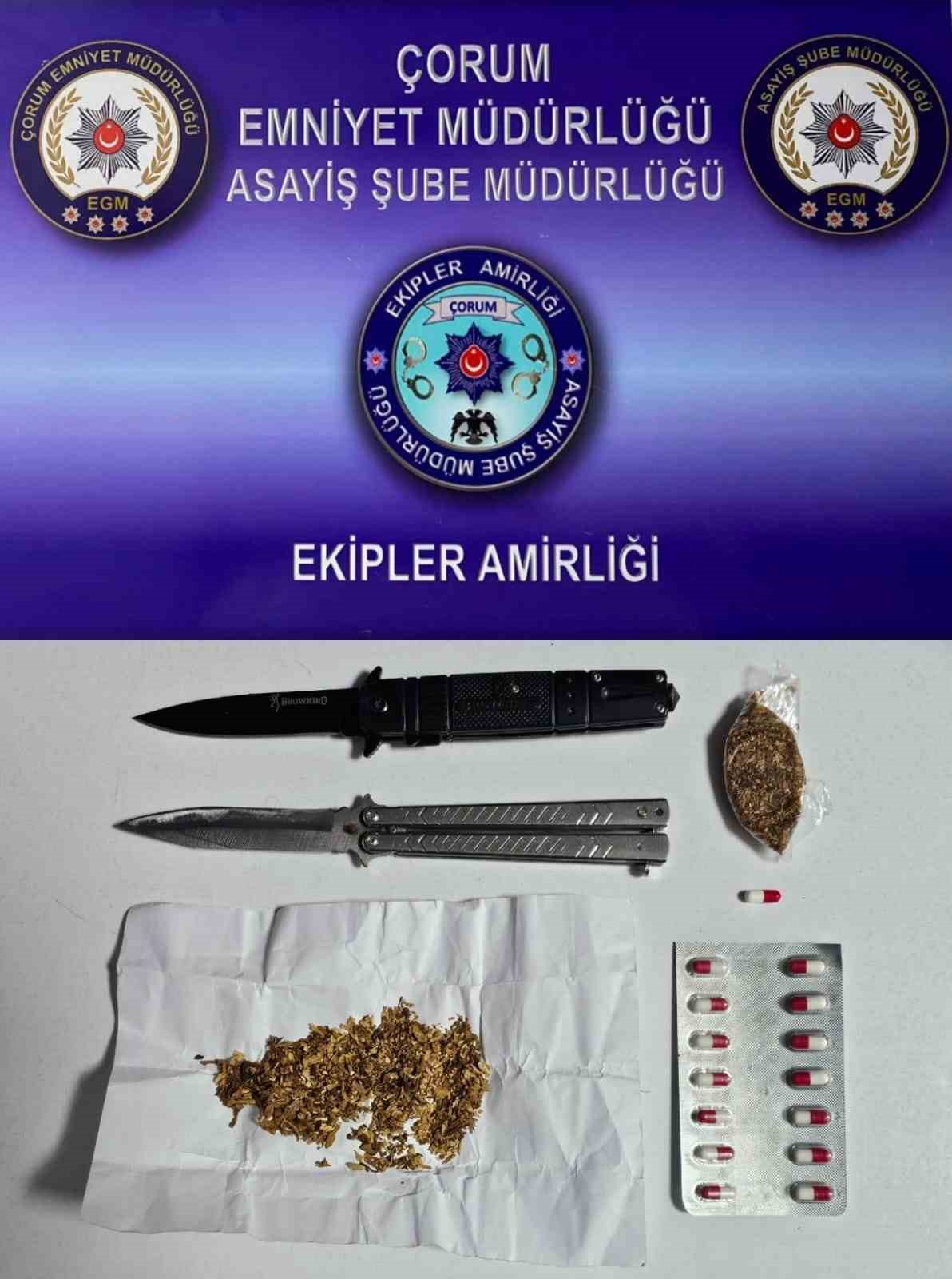 &Ccedil;orum&rsquo;da aranan 3 kişi yakalandı
