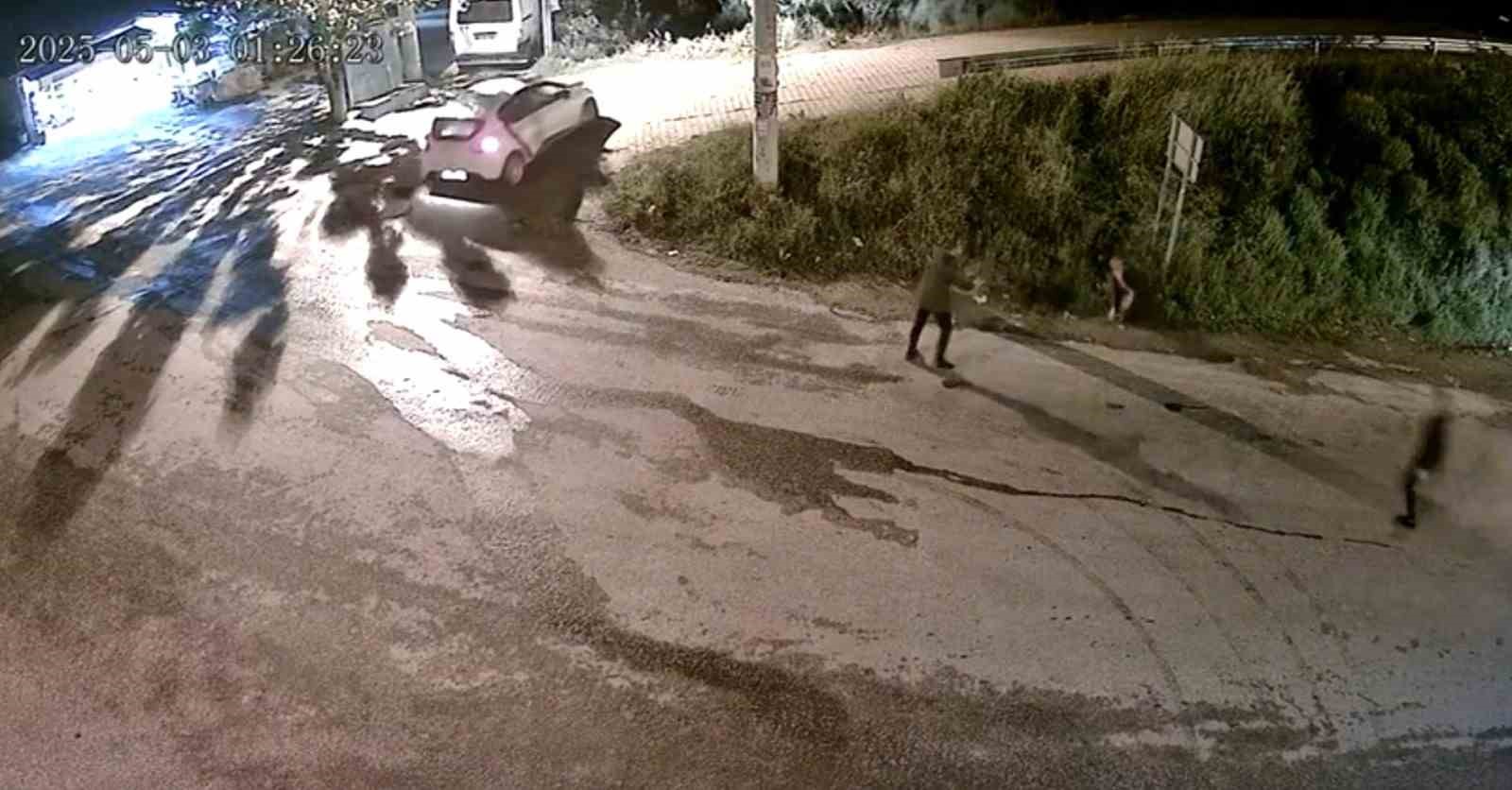 Silahlı saldırı olayının görüntüleri ortaya çıktı