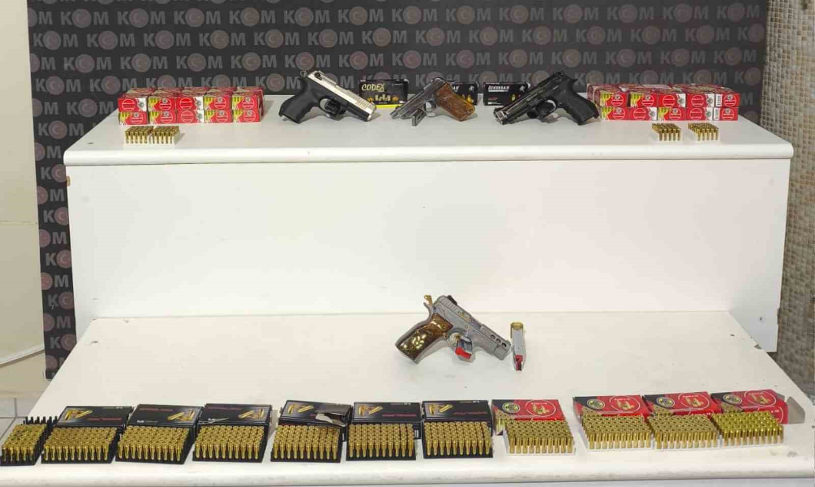 Kırıkkale’de silah ve kaçak tütün operasyonu: 1 haftada 25 şüpheli yakalandı