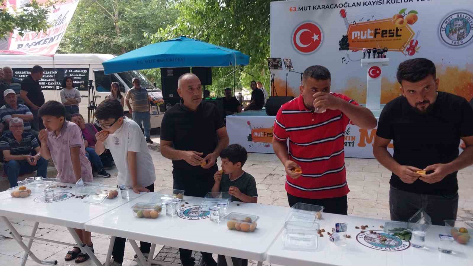 Mut Karacaoğlan ve Kayısı Festivali coşkulu başladı