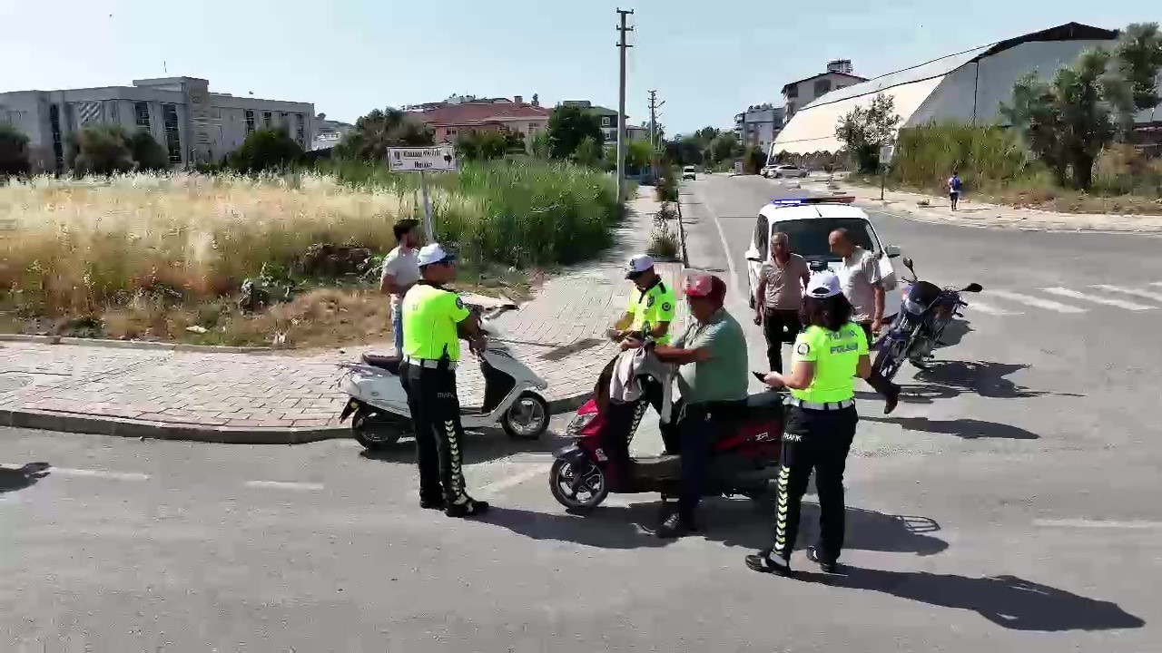 Gazipaşa’da polis ve jandarmadan hava ve kara destekli denetim