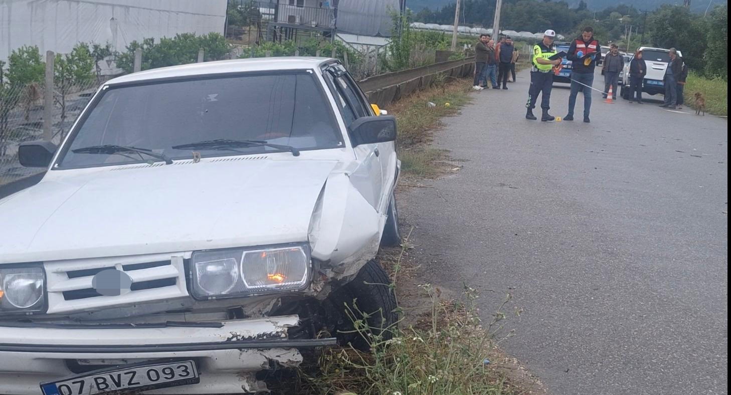 Otomobil ile motosikletin &ccedil;arpıştığı kazada 1 kişi hayatını kaybetti
