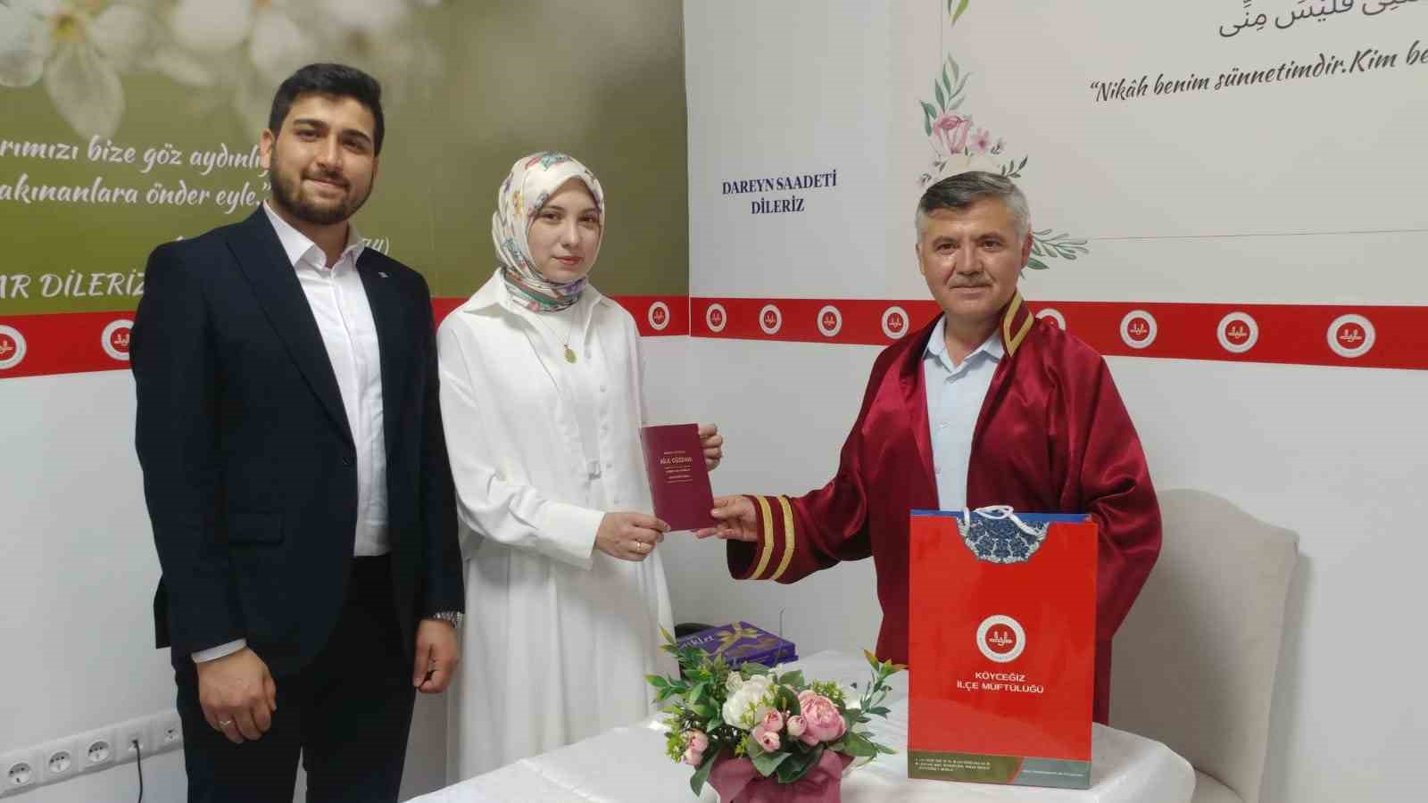 Köyceğiz Müftülüğü’nün yeni nikah salonu açıldı