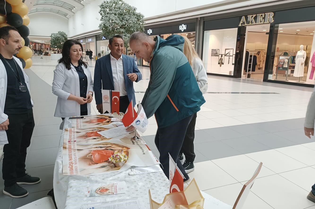 Kütahya’da organ bağışı farkındalık standı
