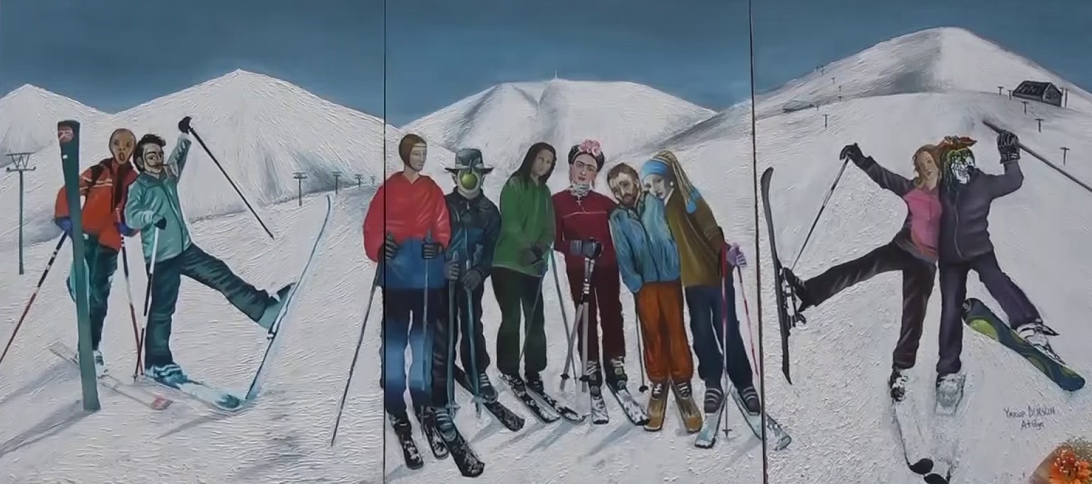 Sanat ikonları Palandöken’de buluştu