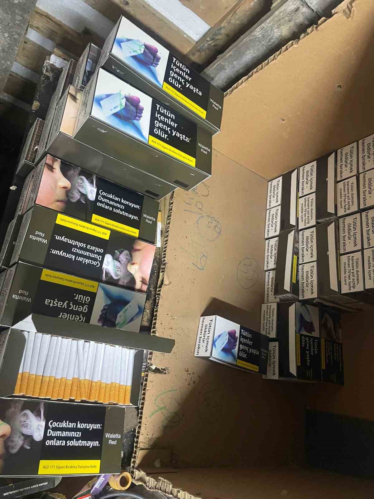 Bursa&rsquo;da ka&ccedil;ak sigara operasyonu: 4 g&ouml;zaltı
