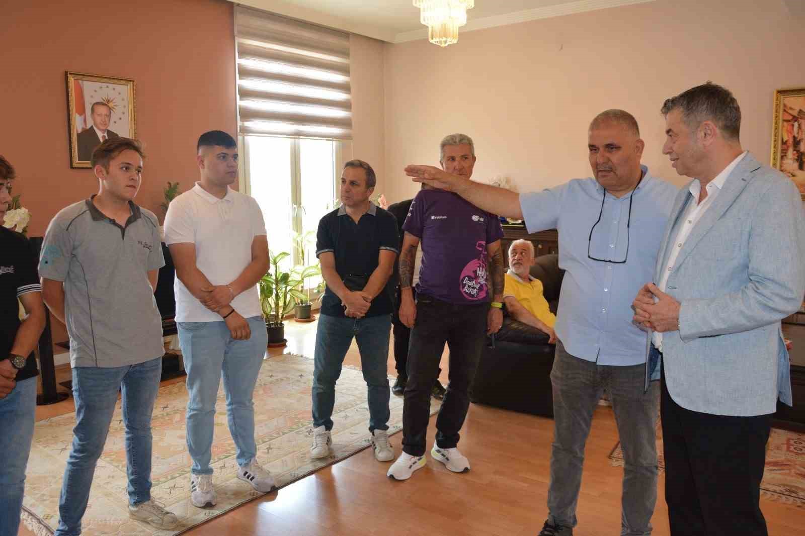 Başkan Künkcü geleceğin ahilerini ağırladı
