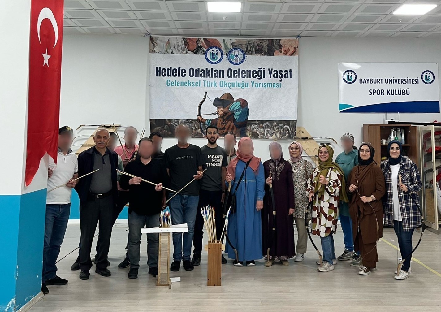 Bayburt&rsquo;ta TRSM hastalarına y&ouml;nelik ok&ccedil;uluk yarışması d&uuml;zenlendi
