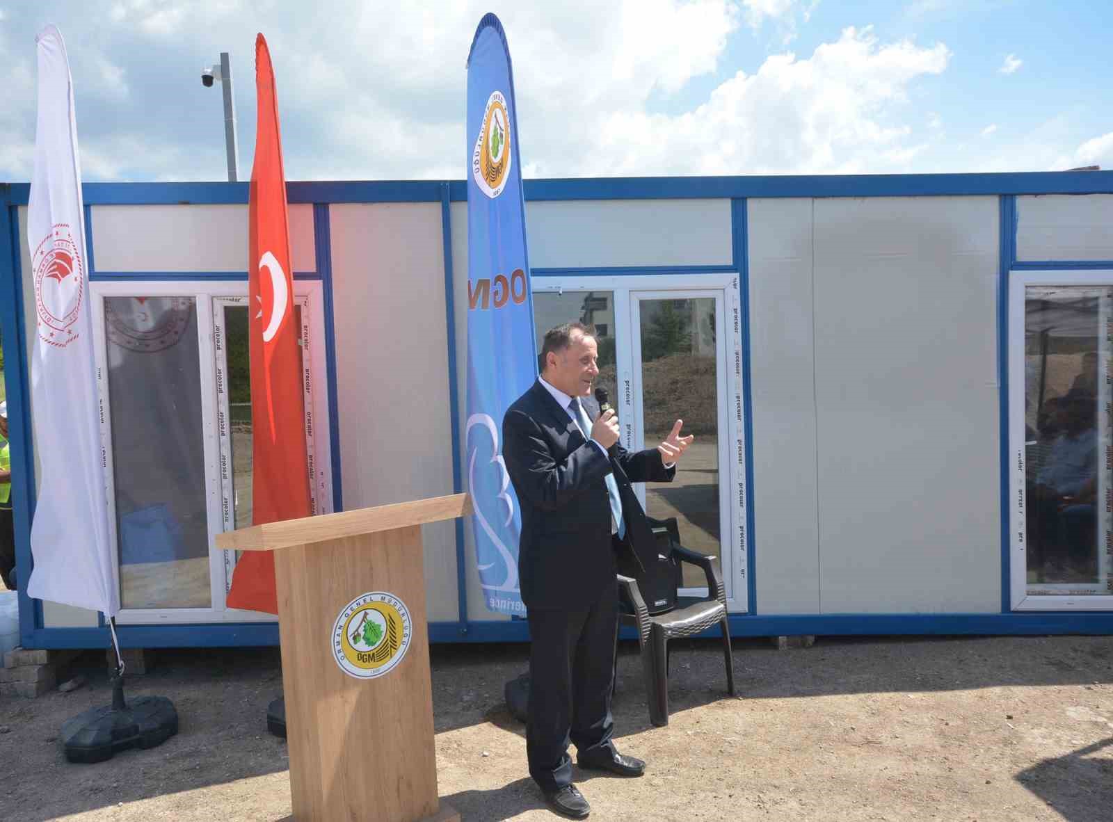 G&ouml;nen Orman İşletme M&uuml;d&uuml;rl&uuml;ğ&uuml;&rsquo;n&uuml;n yeni hizmet binasının temeli atıldı
