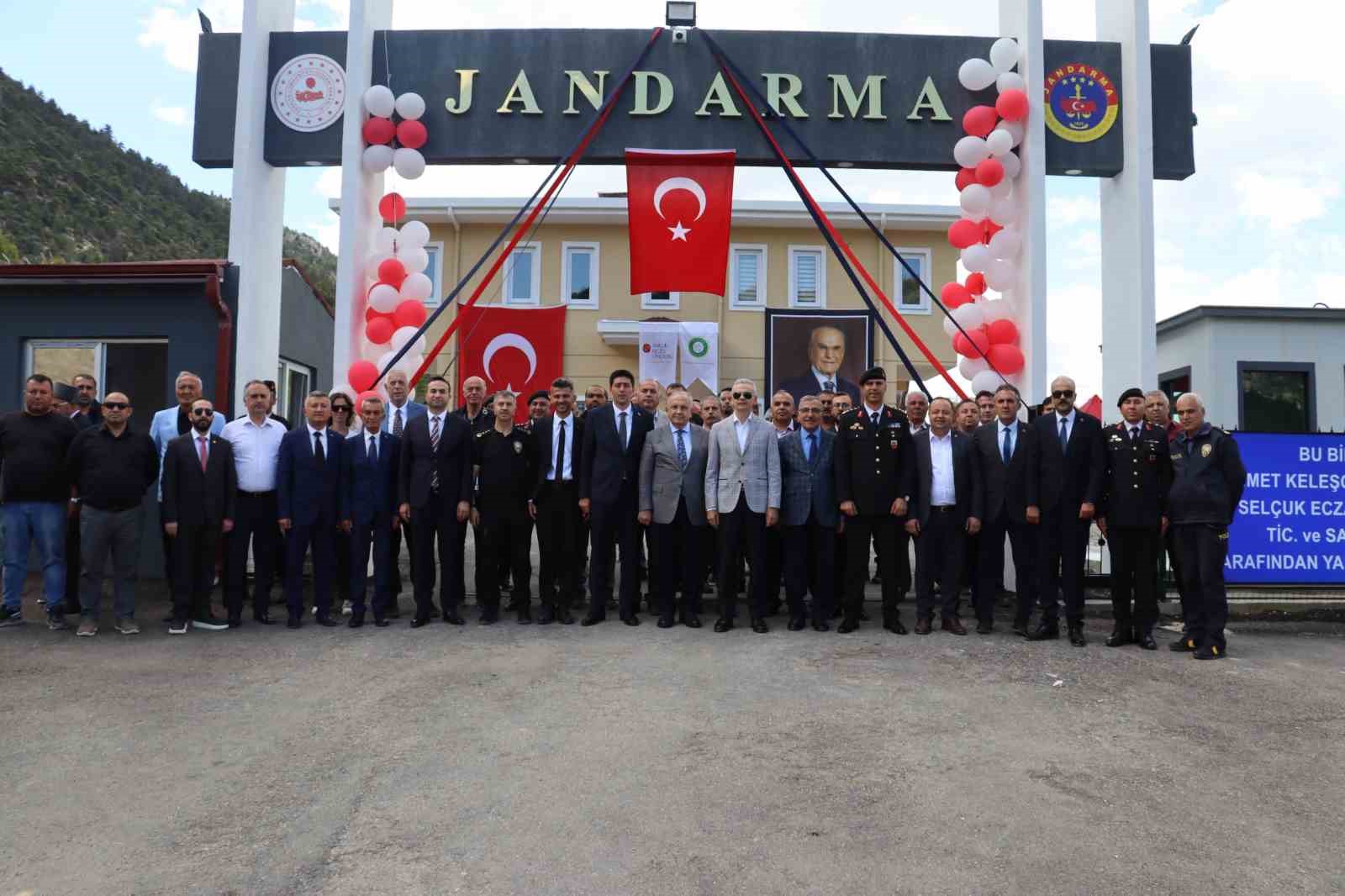 Kazancı Jandarma Karakol Komutanlığı ile lojman binası hizmete açıldı
