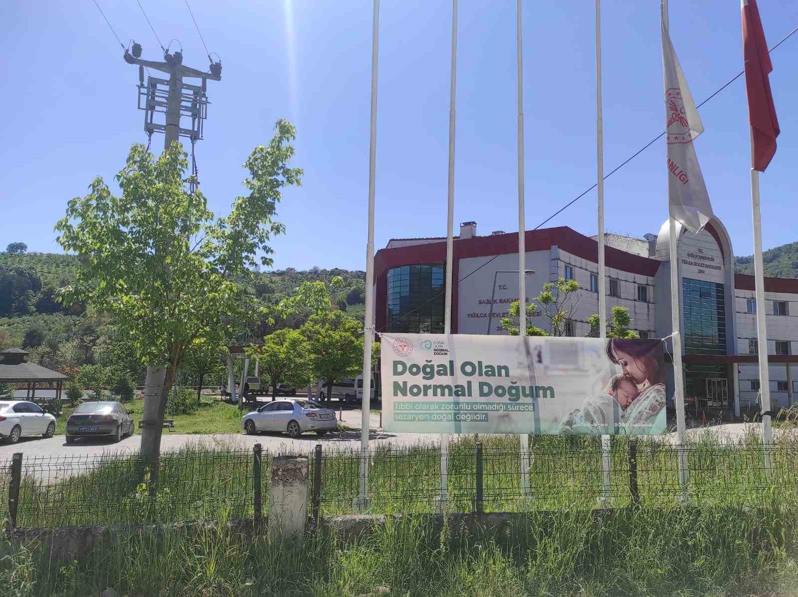 Doğal olan normal doğum farkındalık standı açıldı