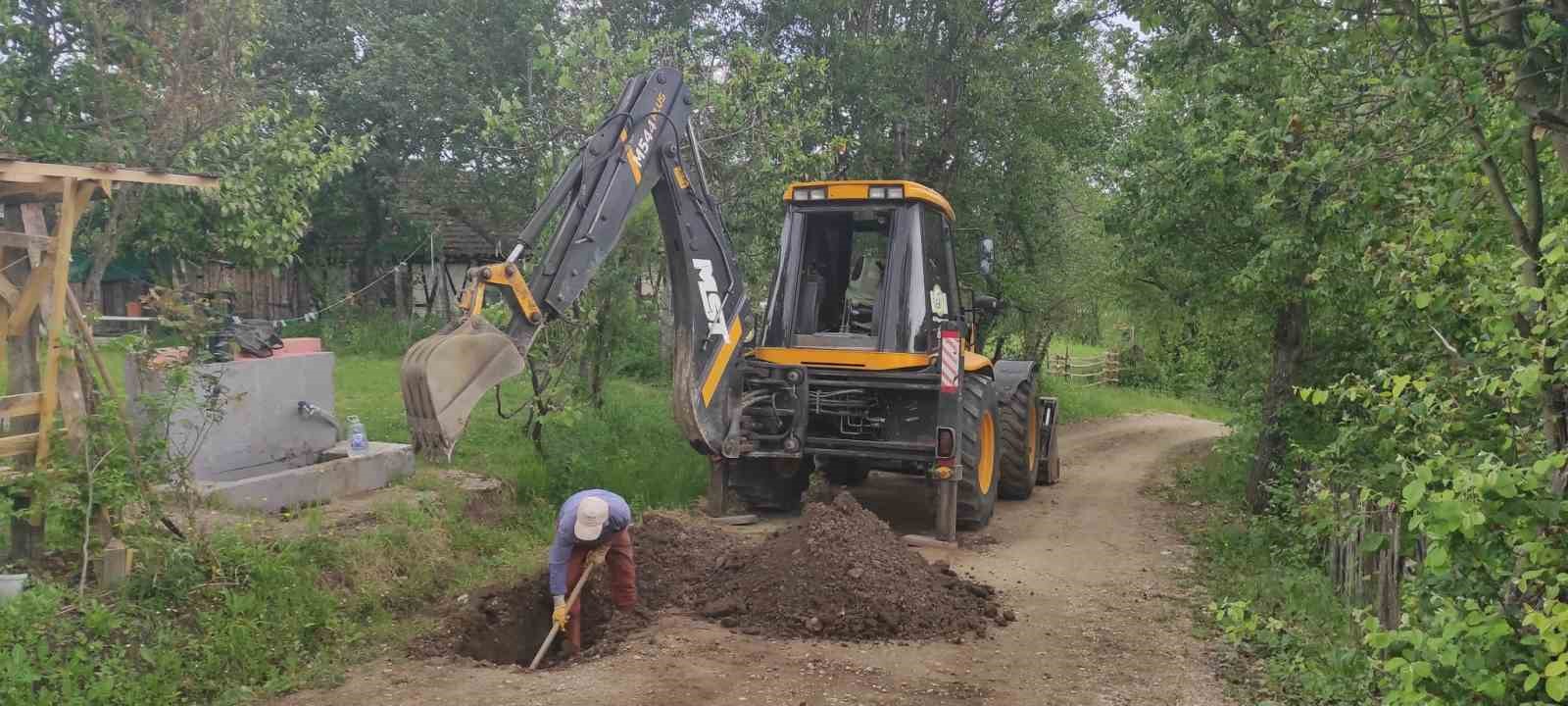 Düzce’de su arızalarına anında müdahale