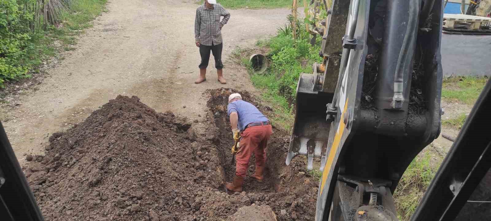 D&uuml;zce&rsquo;de su arızalarına anında m&uuml;dahale
