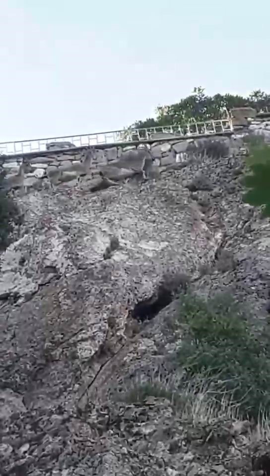 Sarp kayalıkların usta ismi bu kez tehlike saçtı