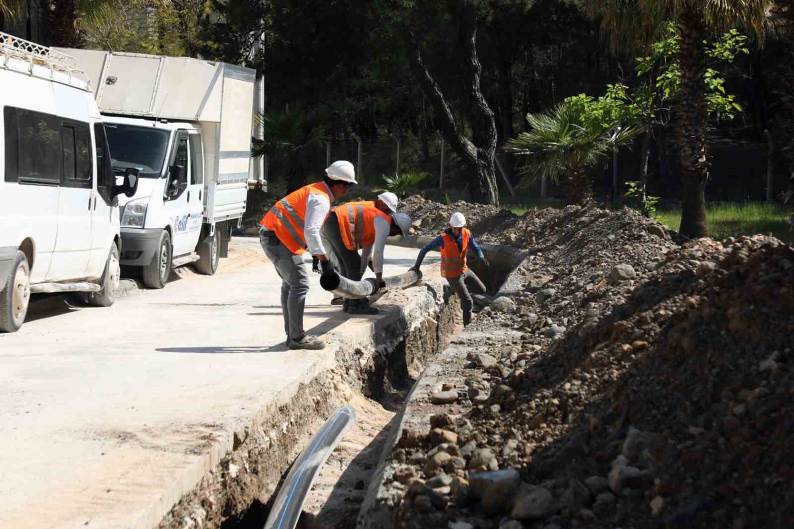 Aksaz’da içme suyu ve yangın hatları yenileniyor