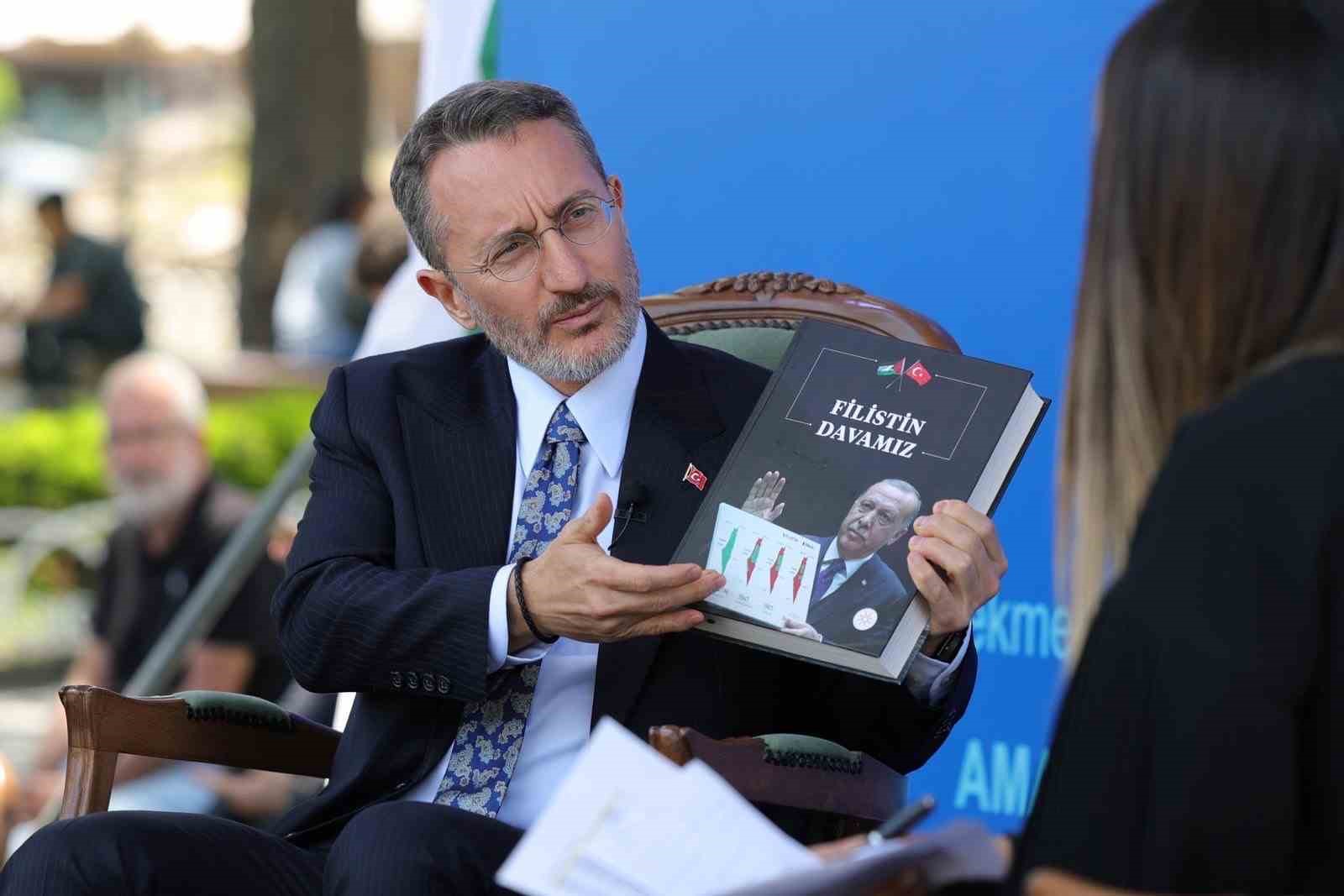 Cumhurbaşkanlığı İletişim Başkanı Fahrettin Altun: "Suriye nasıl özgürleştiyse Allah’ın izniyle Filistin’de öyle özgürleşecek"