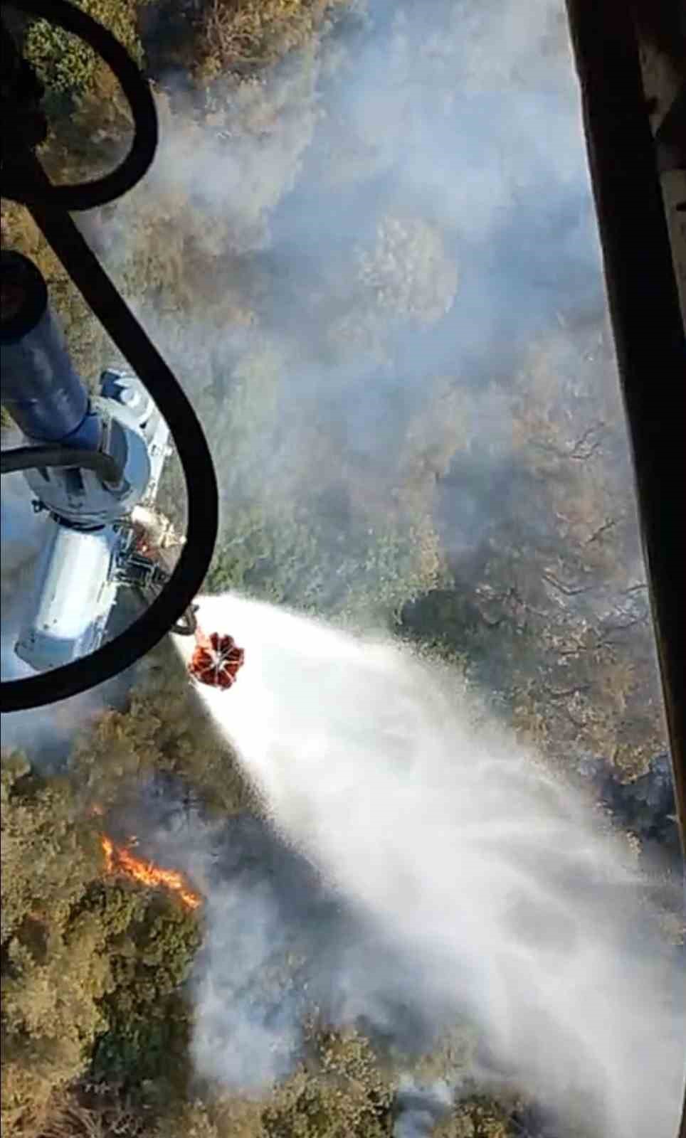 Aliağa&rsquo;da orman yangını
