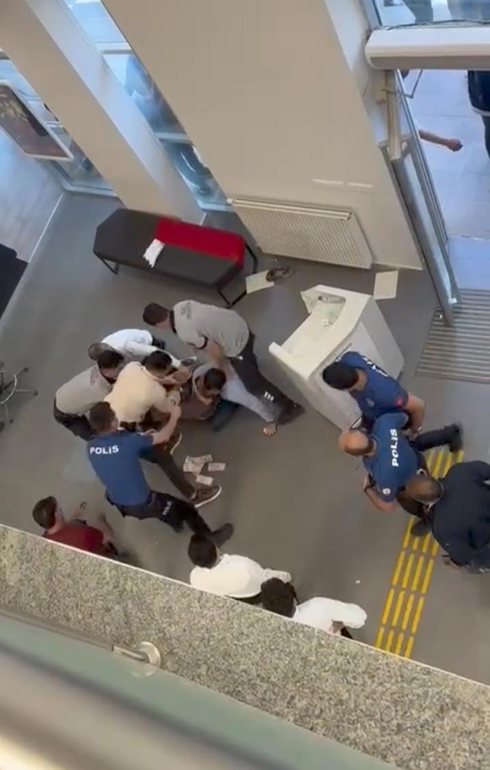 Bankadan para çalmaya çalışan şahıs tutuklandı