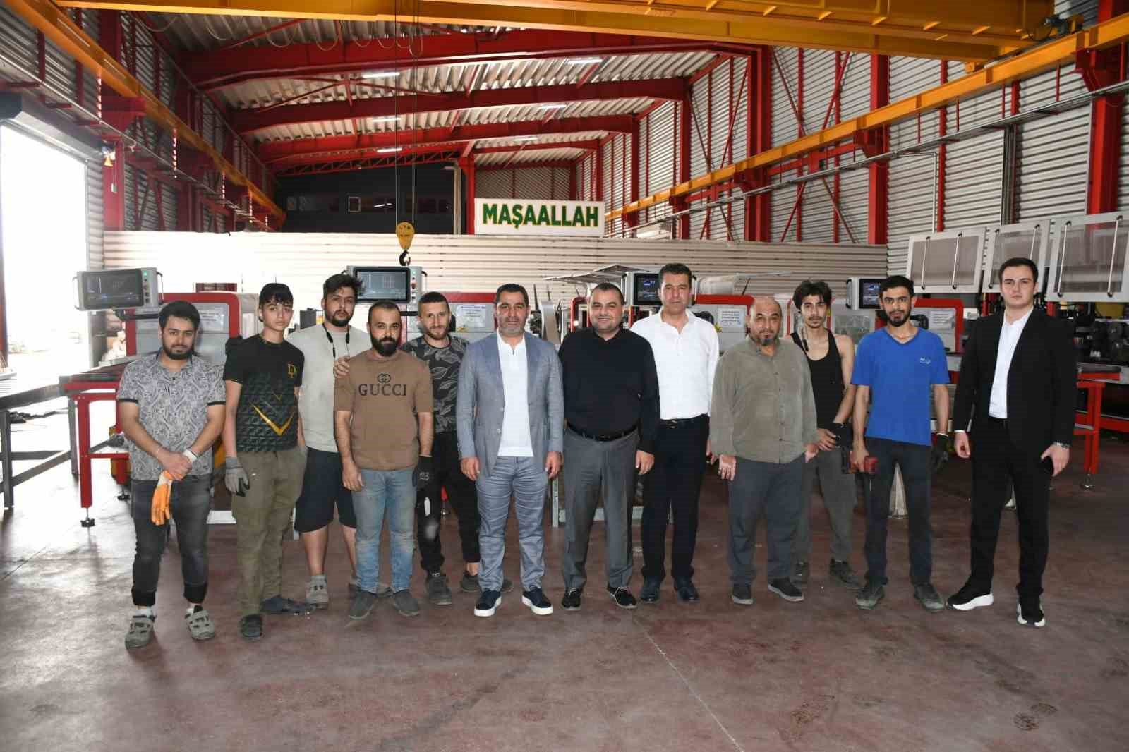 Milletvekili Bozgeyik&rsquo;ten OSB&rsquo;deki sanayi tesislerine ziyaret
