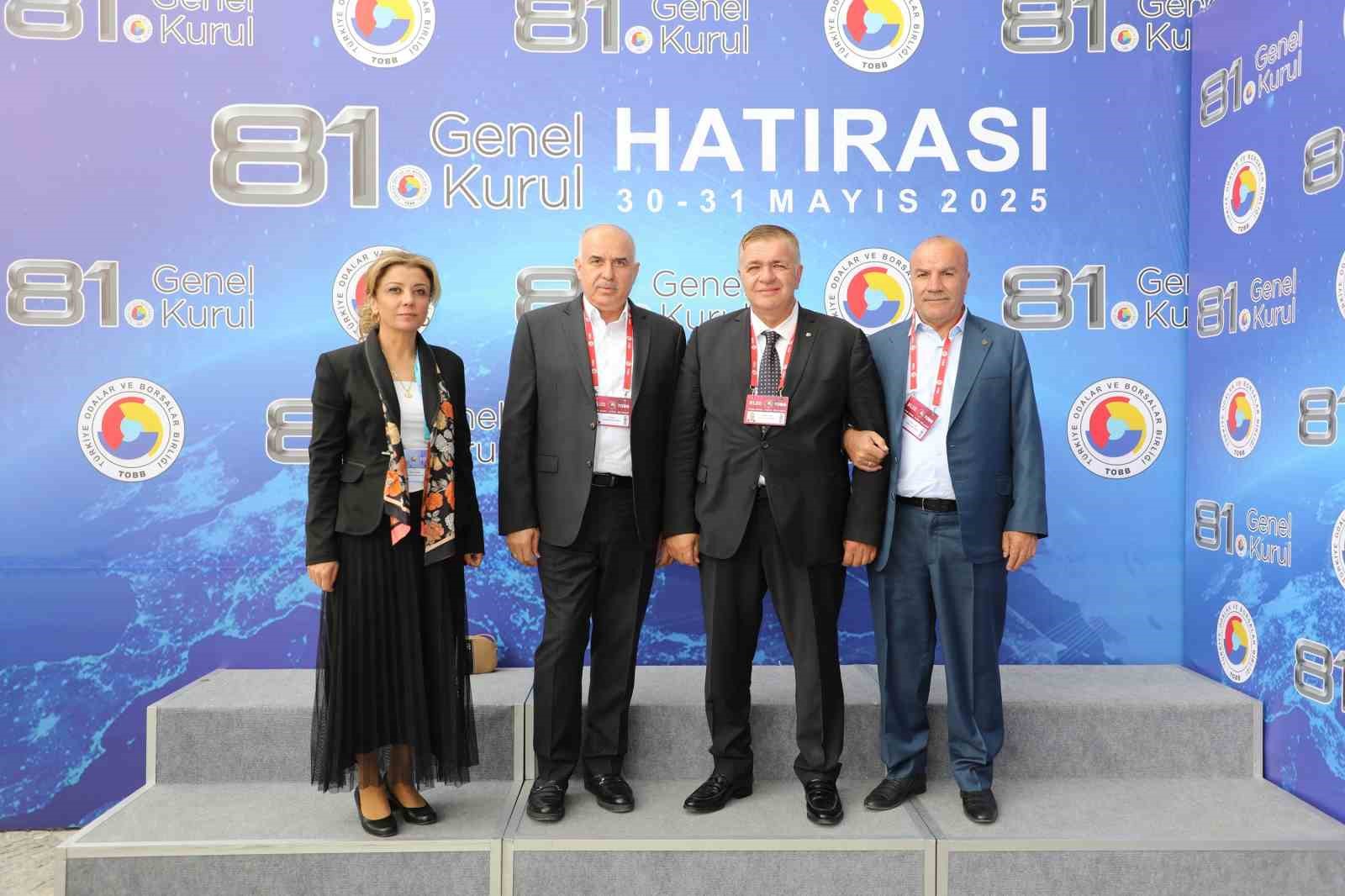 GTB Heyeti, TOBB 81. Genel Kurulu’na katıldı