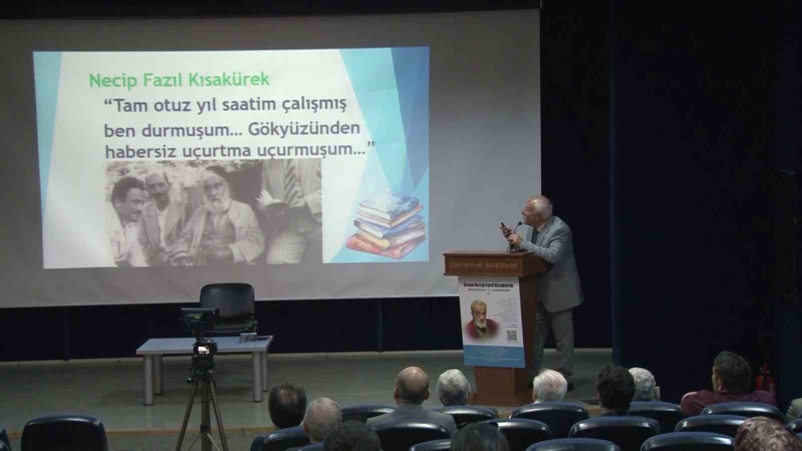 Tarihimizde İz Bırakanlar "Necip Fazıl Kısakürek" programı Ümraniye’de gerçekleştirildi
