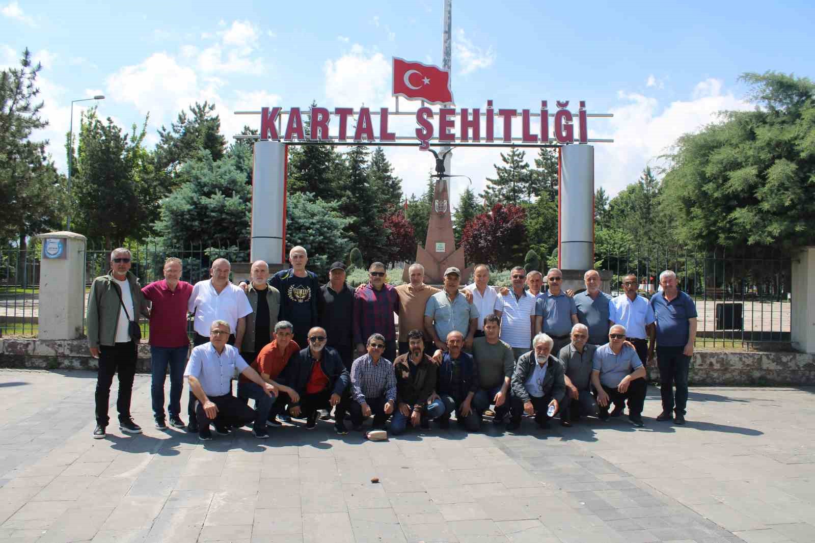 40 yıllık asker arkadaşları Kayseri’de buluştu