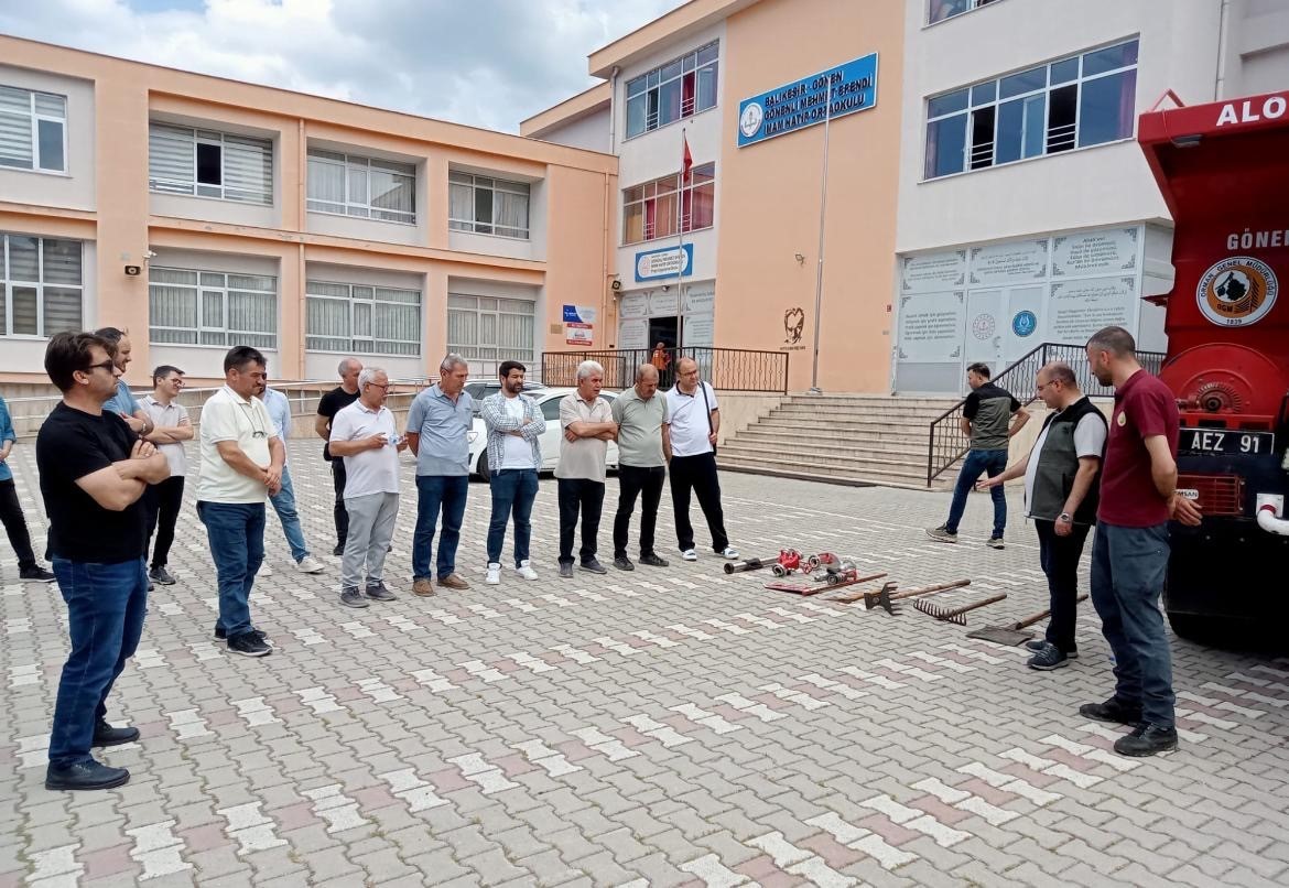 Balıkesir’de orman yangınlarına karşı farkındalık eğitimleri sürüyor