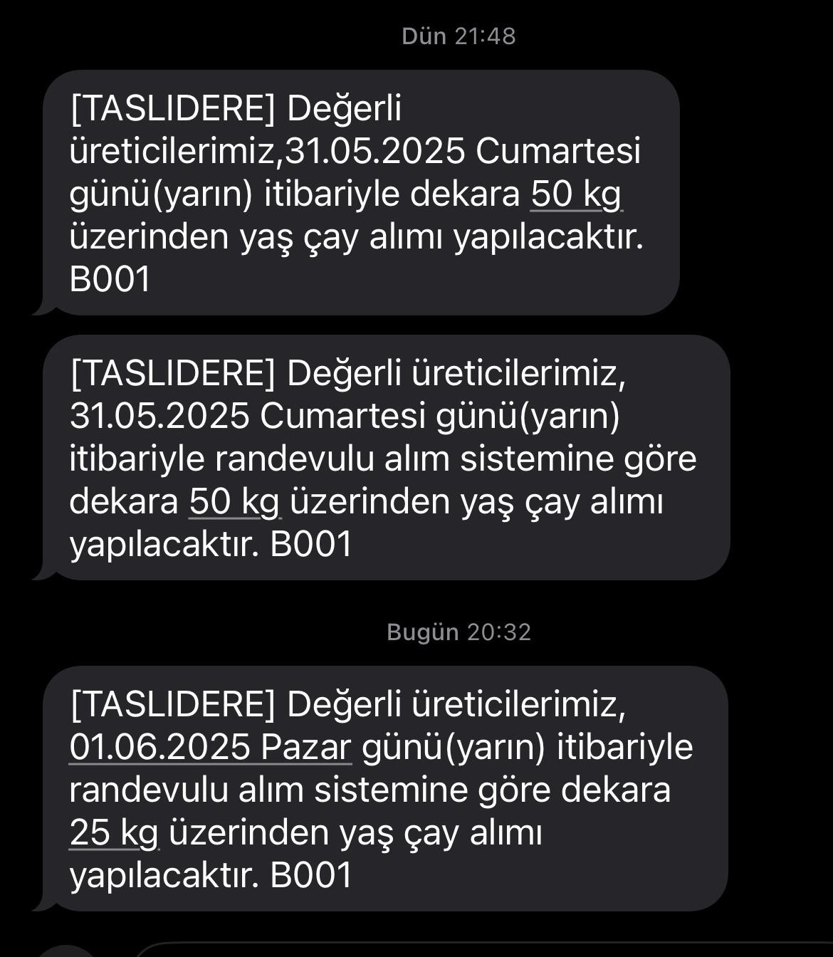 &Ccedil;AYKUR&rsquo;dan kontenjan uygulaması
