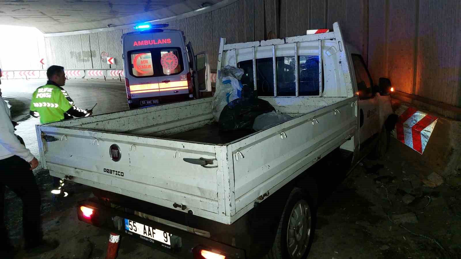 ’Ucube Kavşak’ta 2 ayrı kaza: 4 yaralı