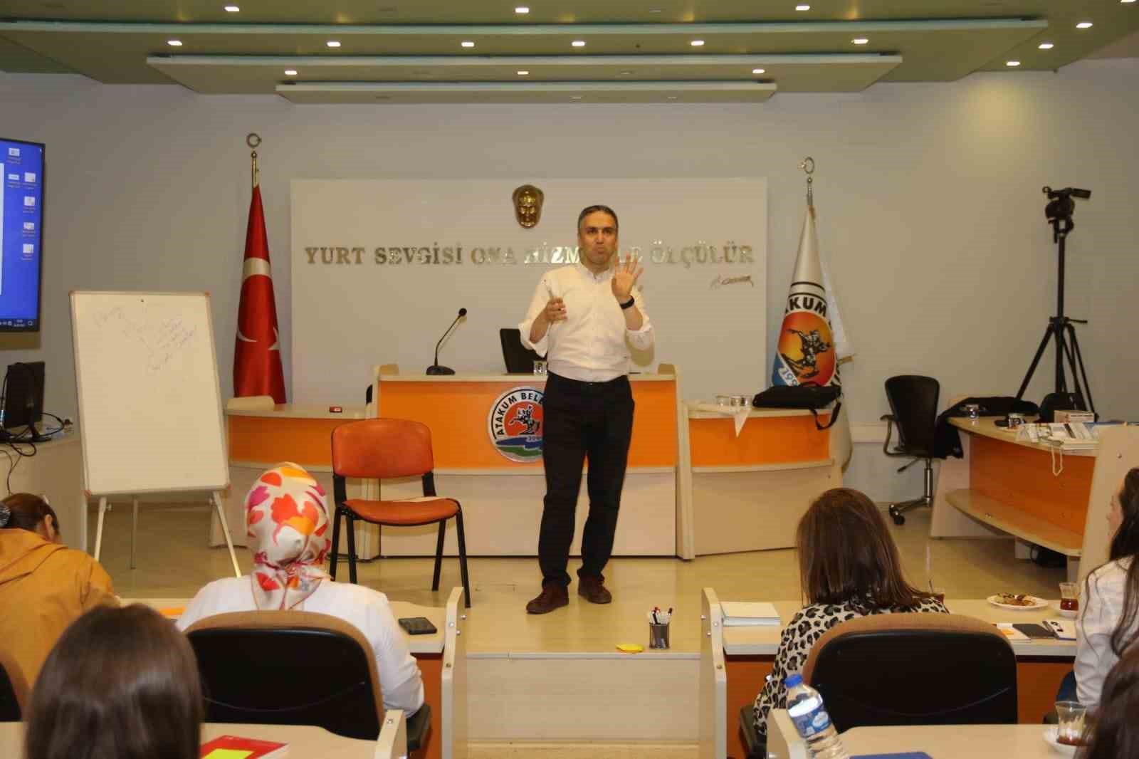 Atakum’da kurum içi eğitimler devam ediyor