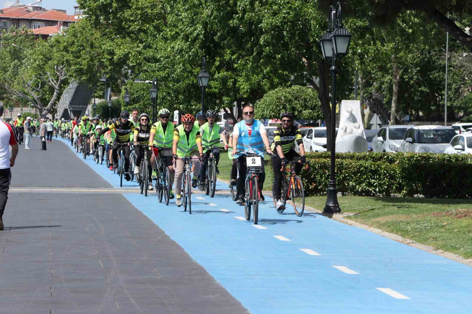 Tekirdağ’da bisiklet turu düzenlendi
