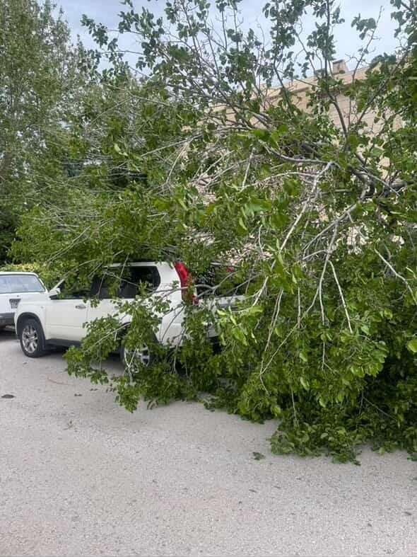 Başkent&rsquo;te dolu yağışı

