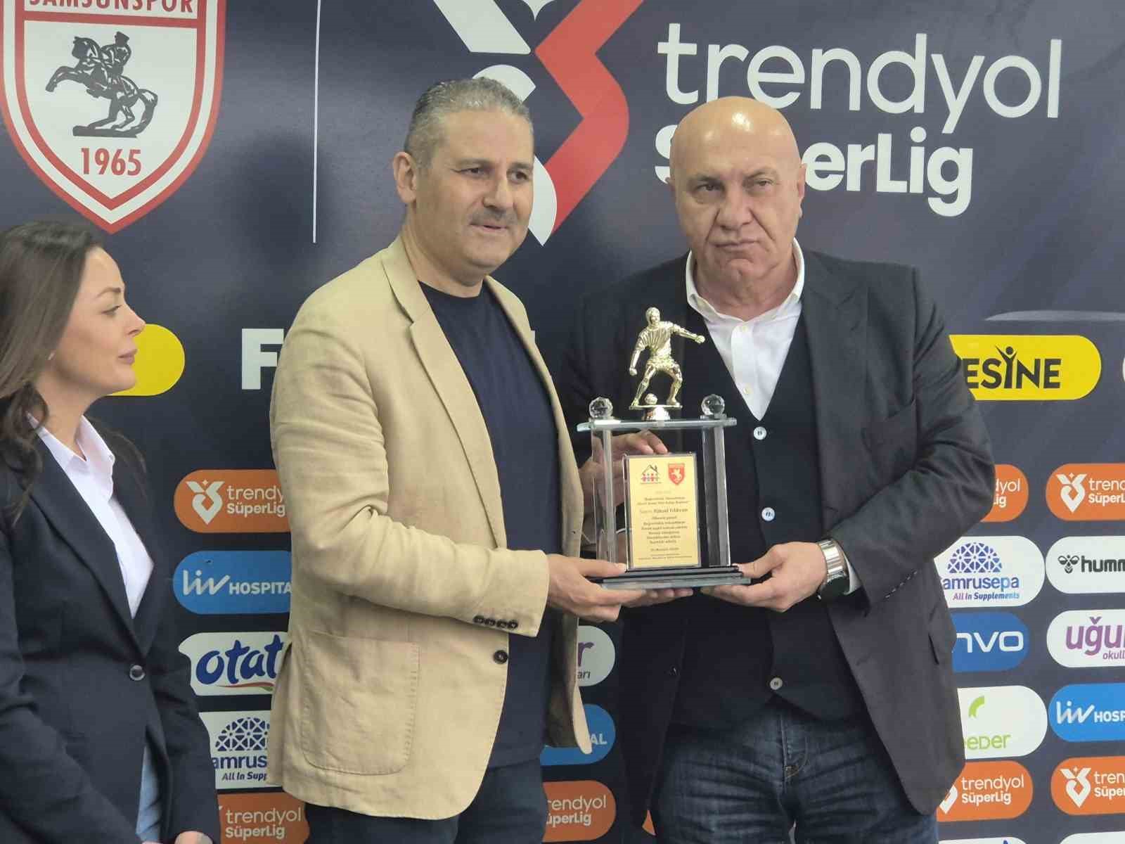 Samsunspor’a bağımlılıkla mücadele ödülü