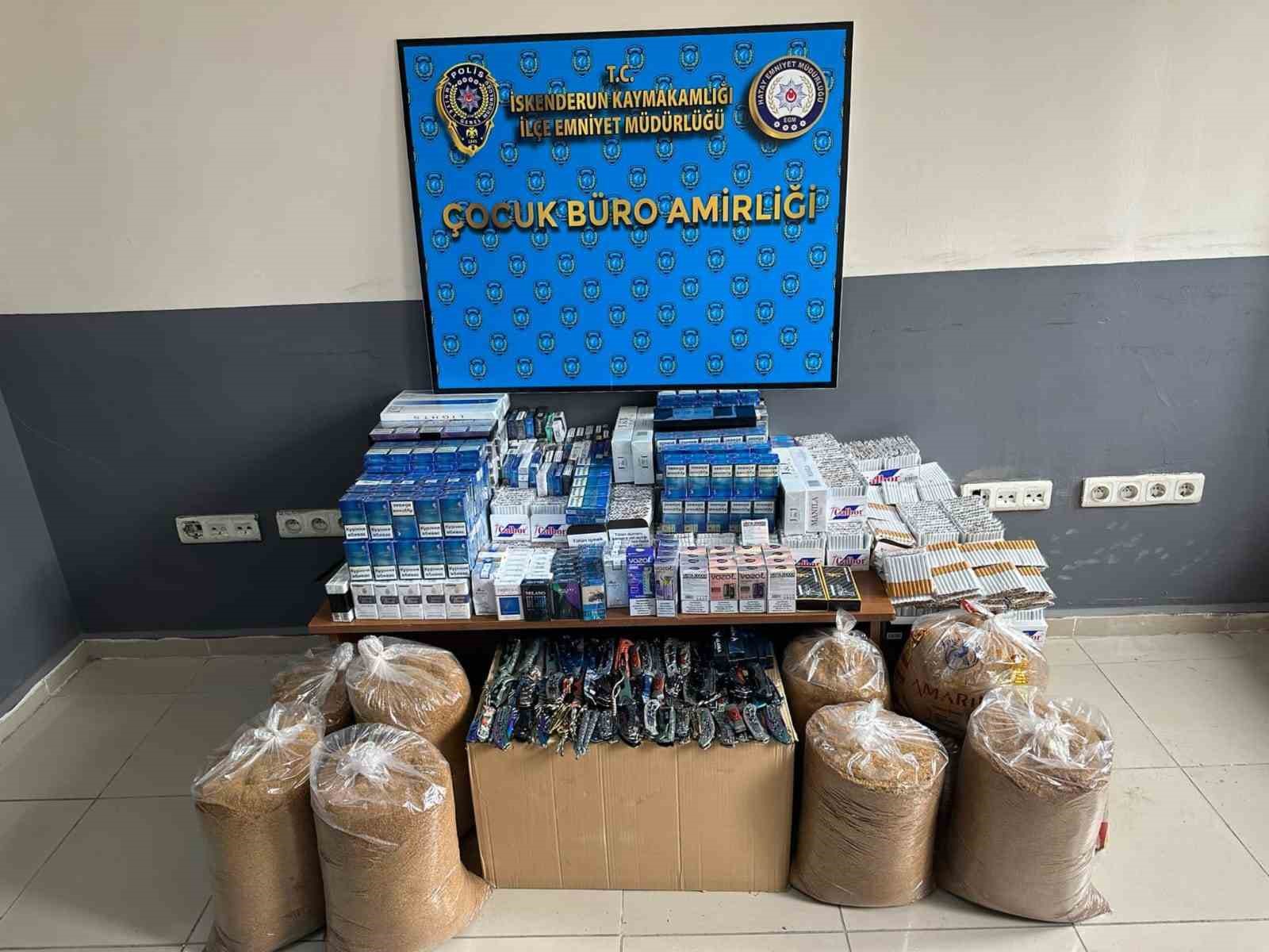 İskenderun’da öğrencilere sigara satan işyerleri denetlendi