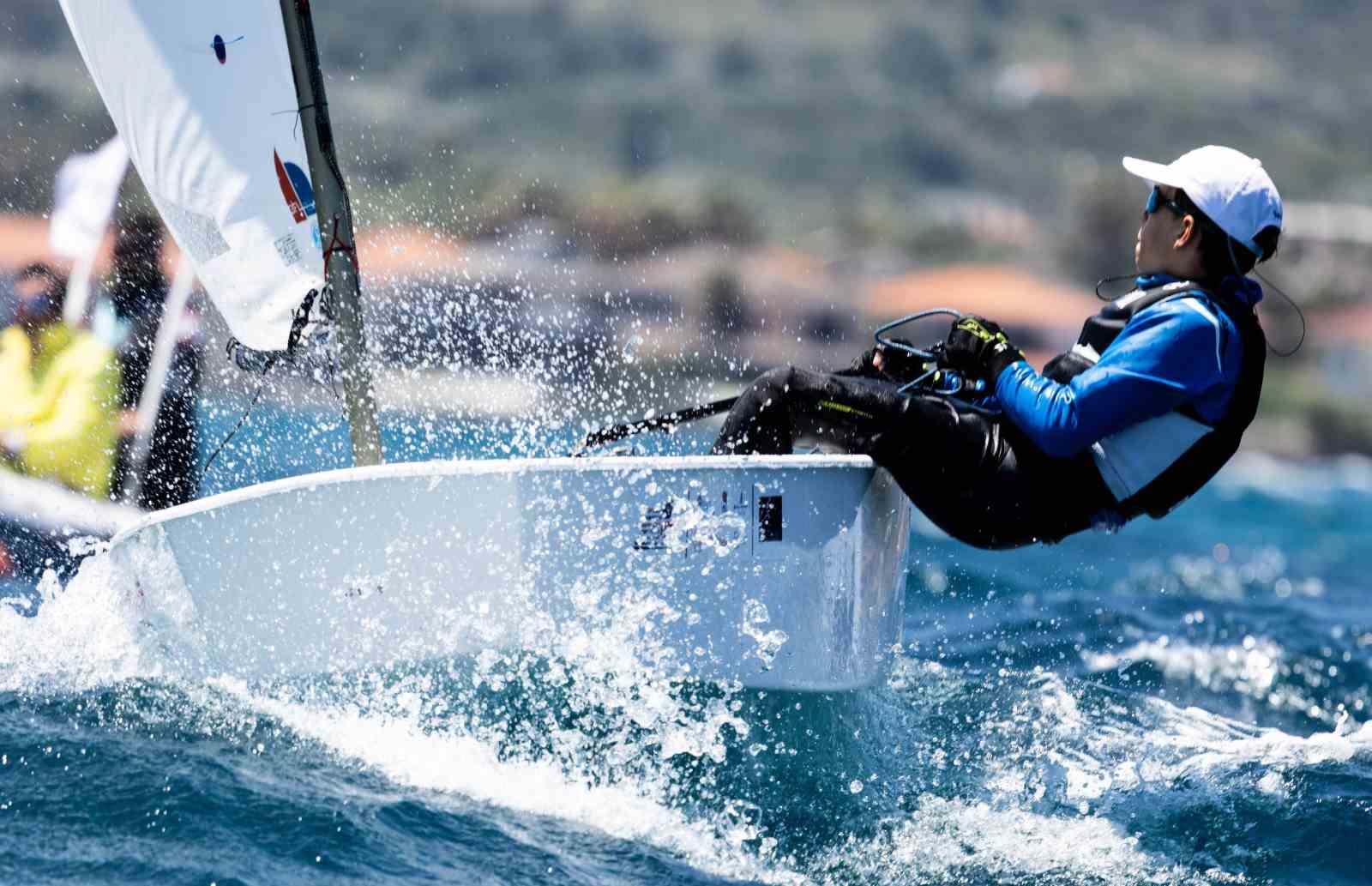 Çeşme 2025 Optimist Avrupa Şampiyonası’nda 3. gün yarışları tamamlandı