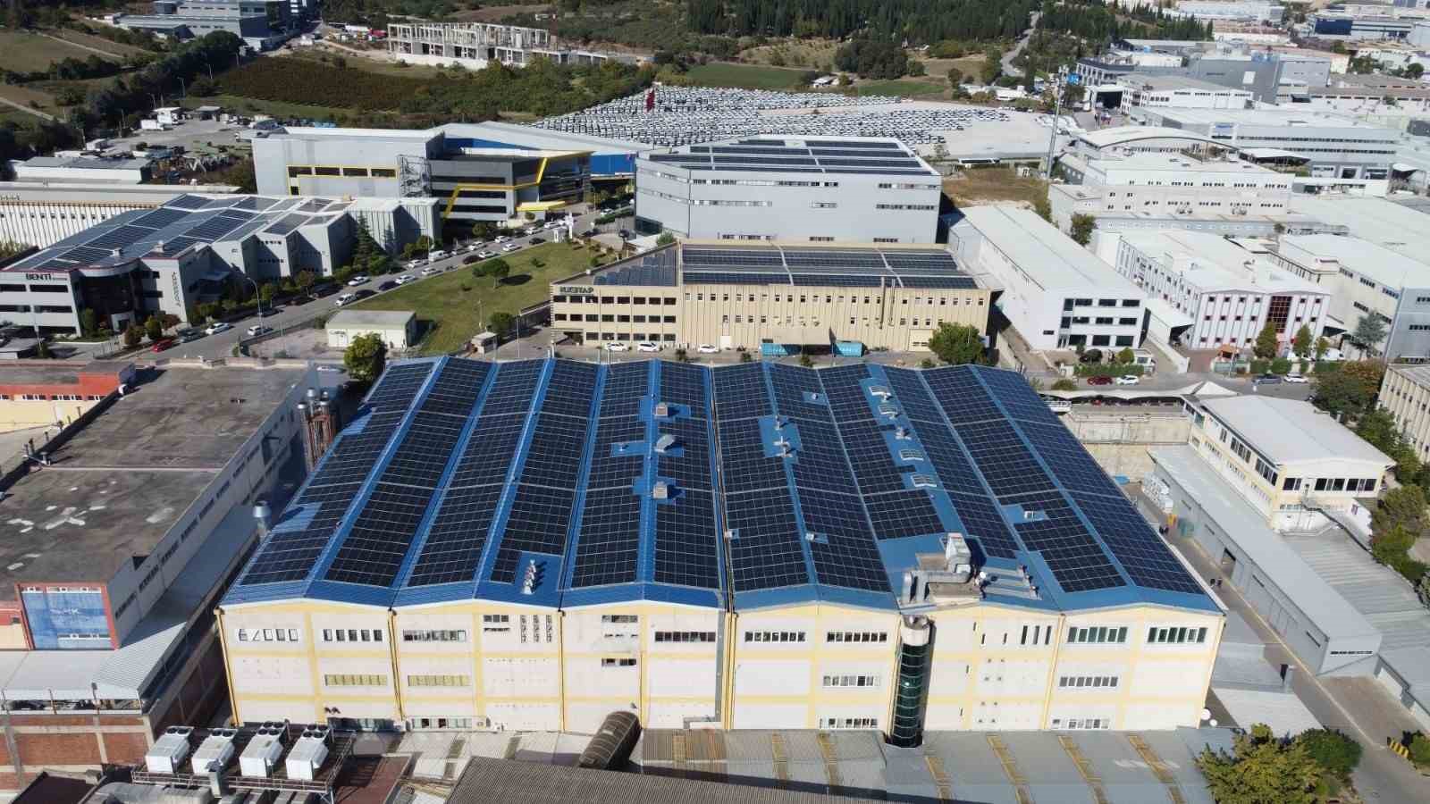 Bursa’da bir firma GES ile 649 bin 839 kg karbondioksit salınımını önleyecek