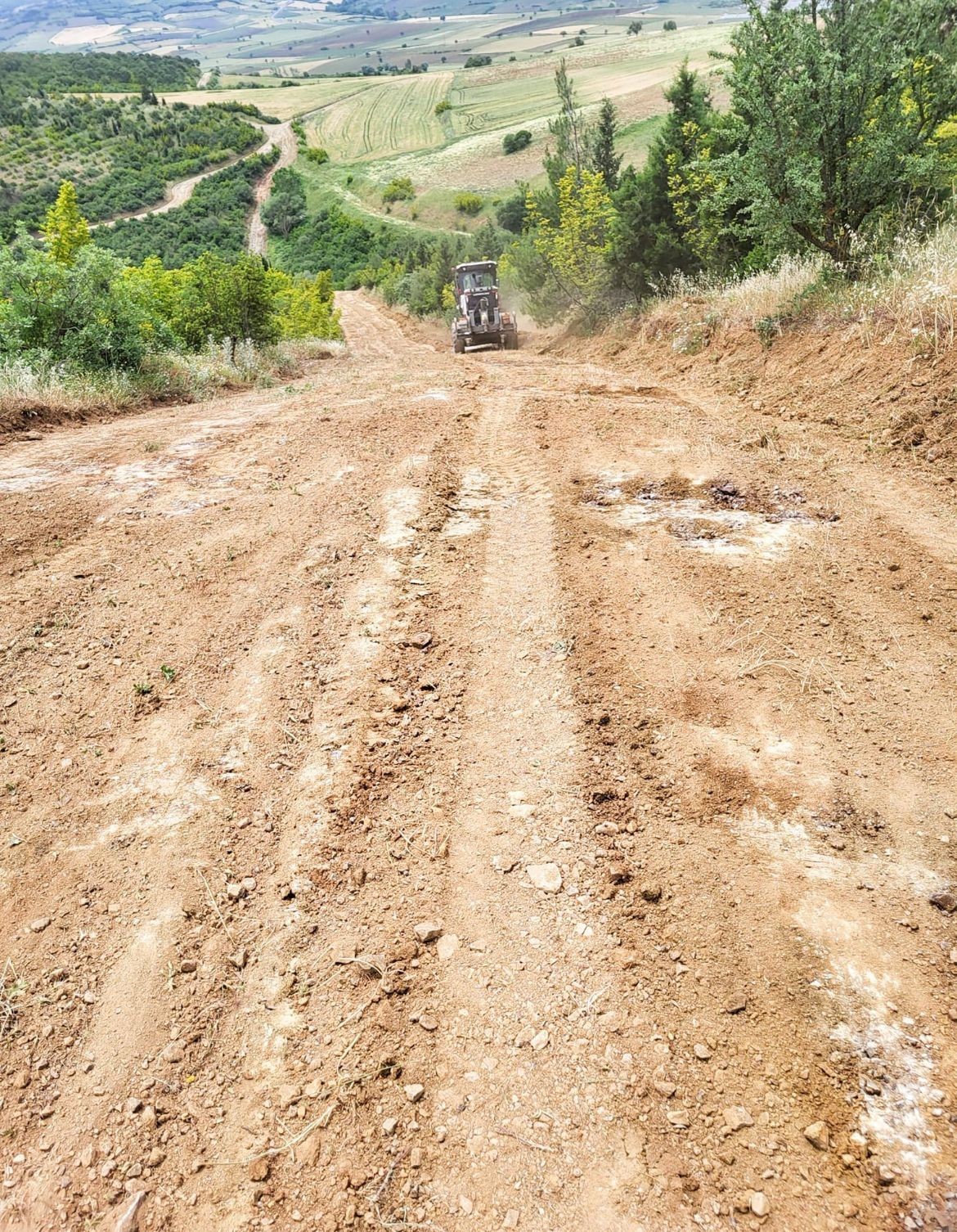 Balıkesir’de yangın emniyet şeritlerinin bakımı devam ediyor
