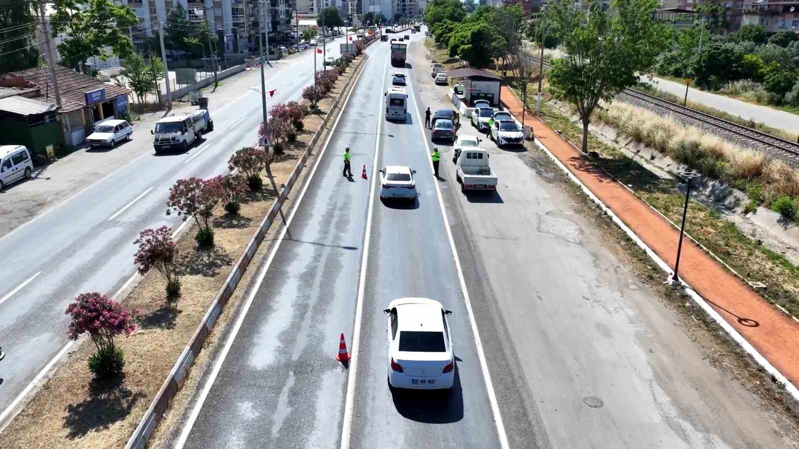 Aydın Bölge Trafik ekiplerinden bayram öncesi sıkı trafik denetimi